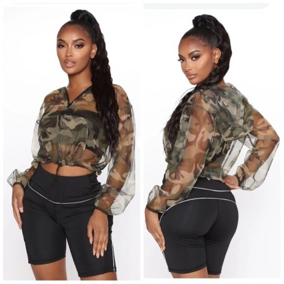 Camo Mesh Jacket XL Trailblazer Adventurecore Athleisure Lightweight Layer - Picture 1 of 12